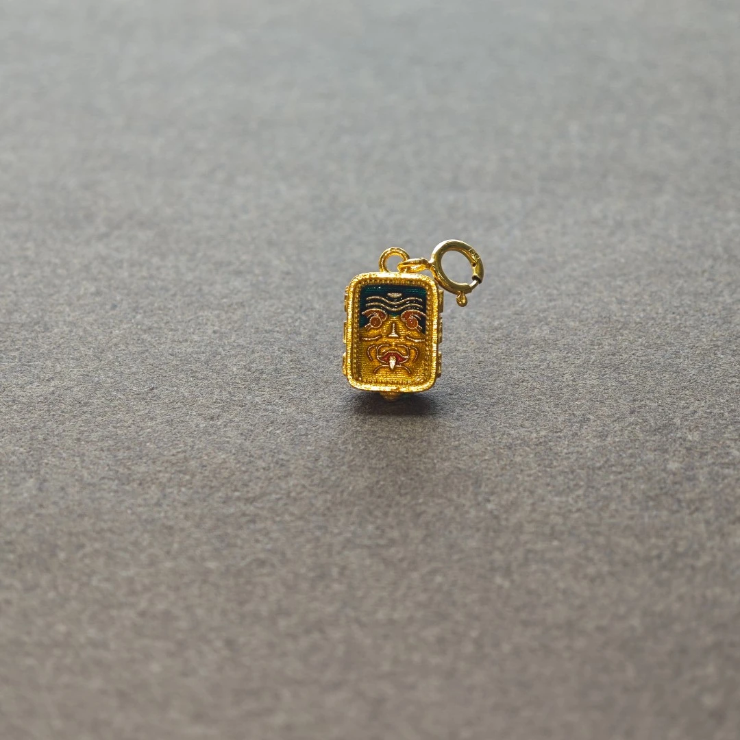 【不二】18K金扎基吊坠