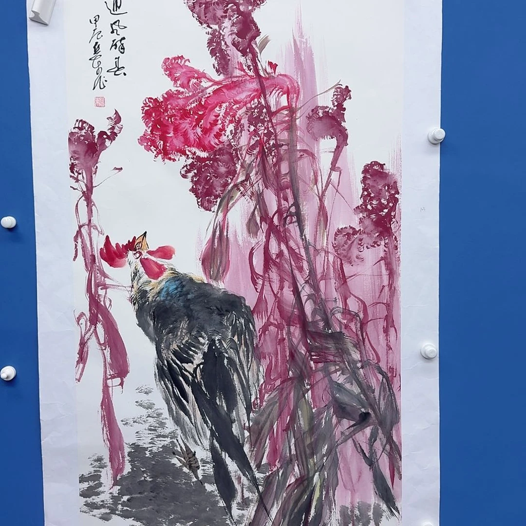 国画多次参加国内外大型