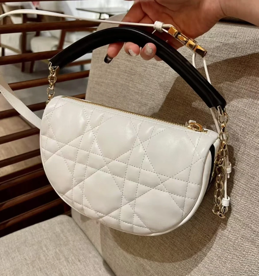 99新 DIOR/迪奥 蔚蓝/vibe 白雪公主 月亮包