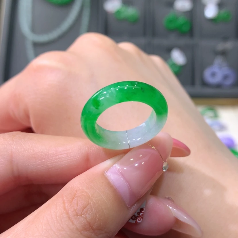 【闪购商品】翡翠戒指未镶嵌10号