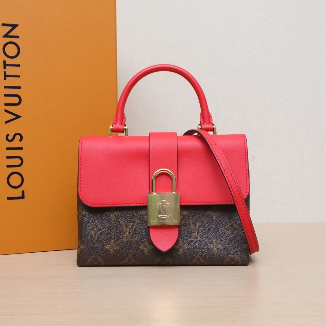 99新 LouisVuitton/路易威登 【娇】单肩包Locky BB 锁头包501568