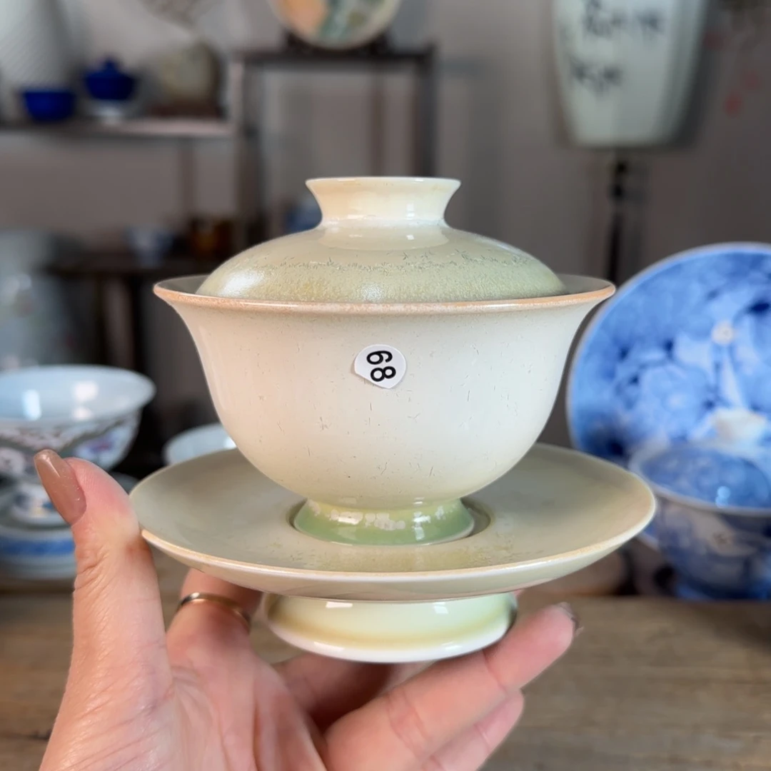 杯景德镇陶瓷柴烧多人