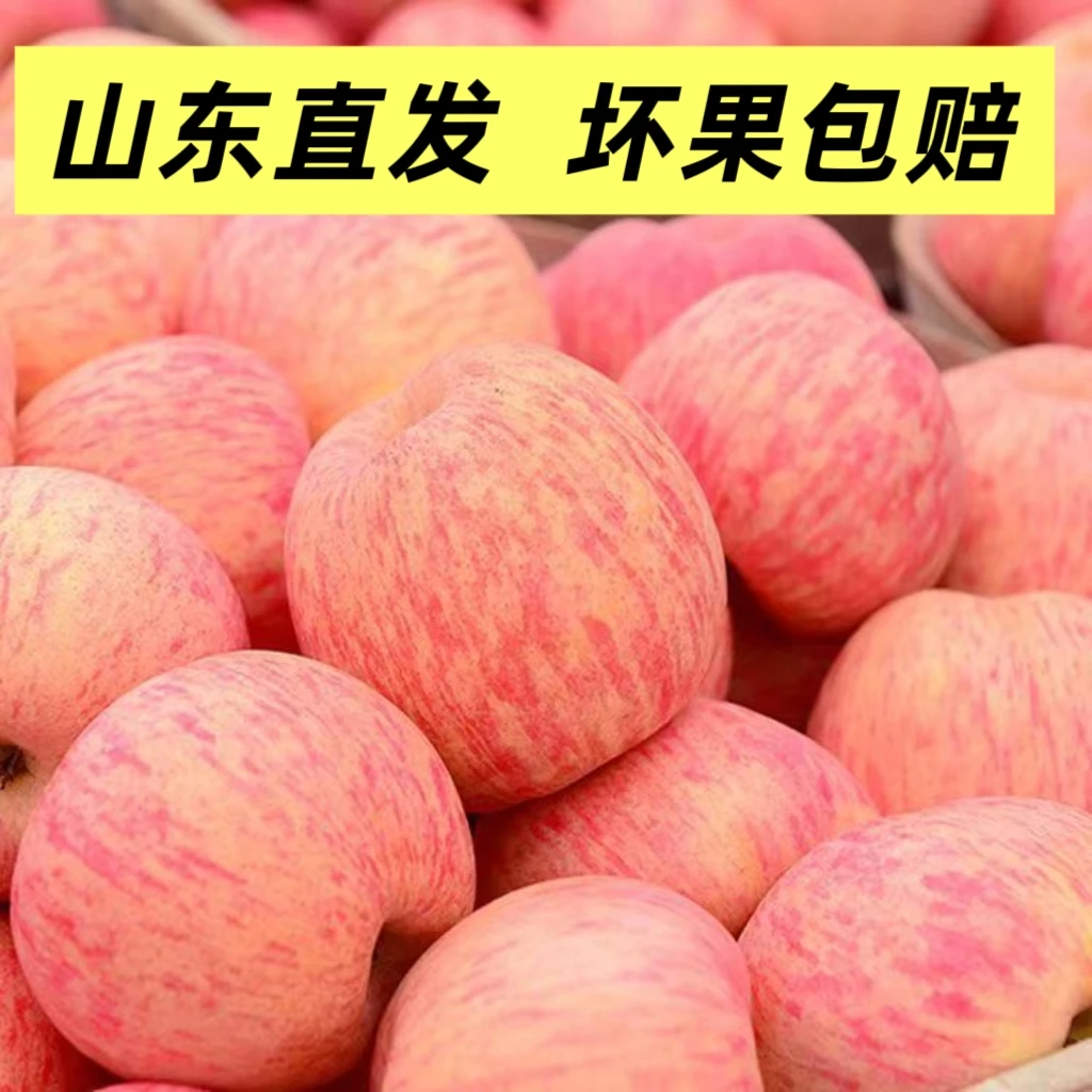 正宗产地直发新鲜脆甜多汁红富士苹果