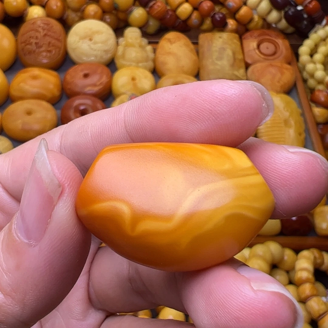 蜜蜡未镶嵌珠宝奇石角珠