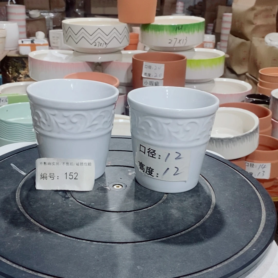 微瑕花盆-152-口12×12-2个