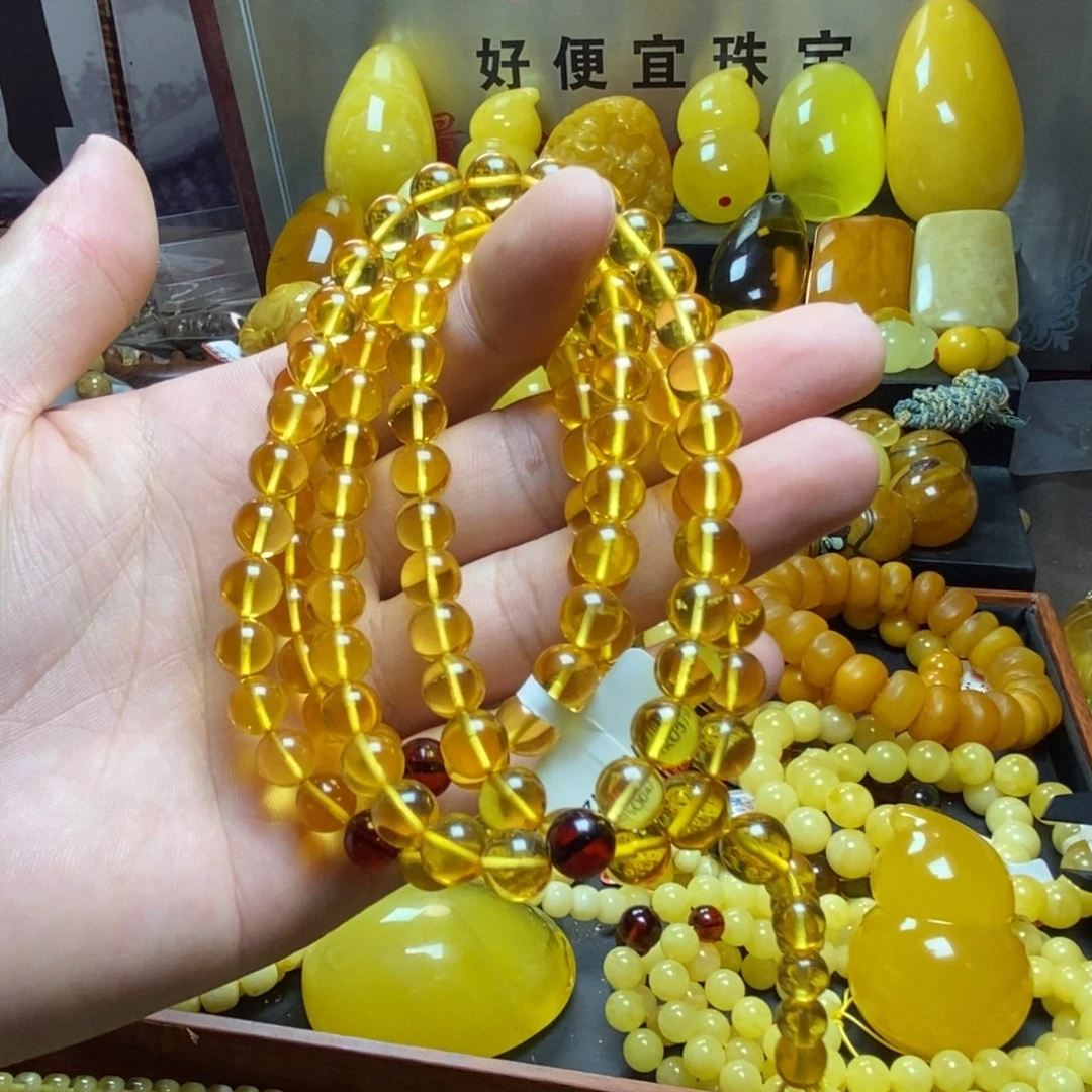 裸石琥珀未镶嵌蜜蜡