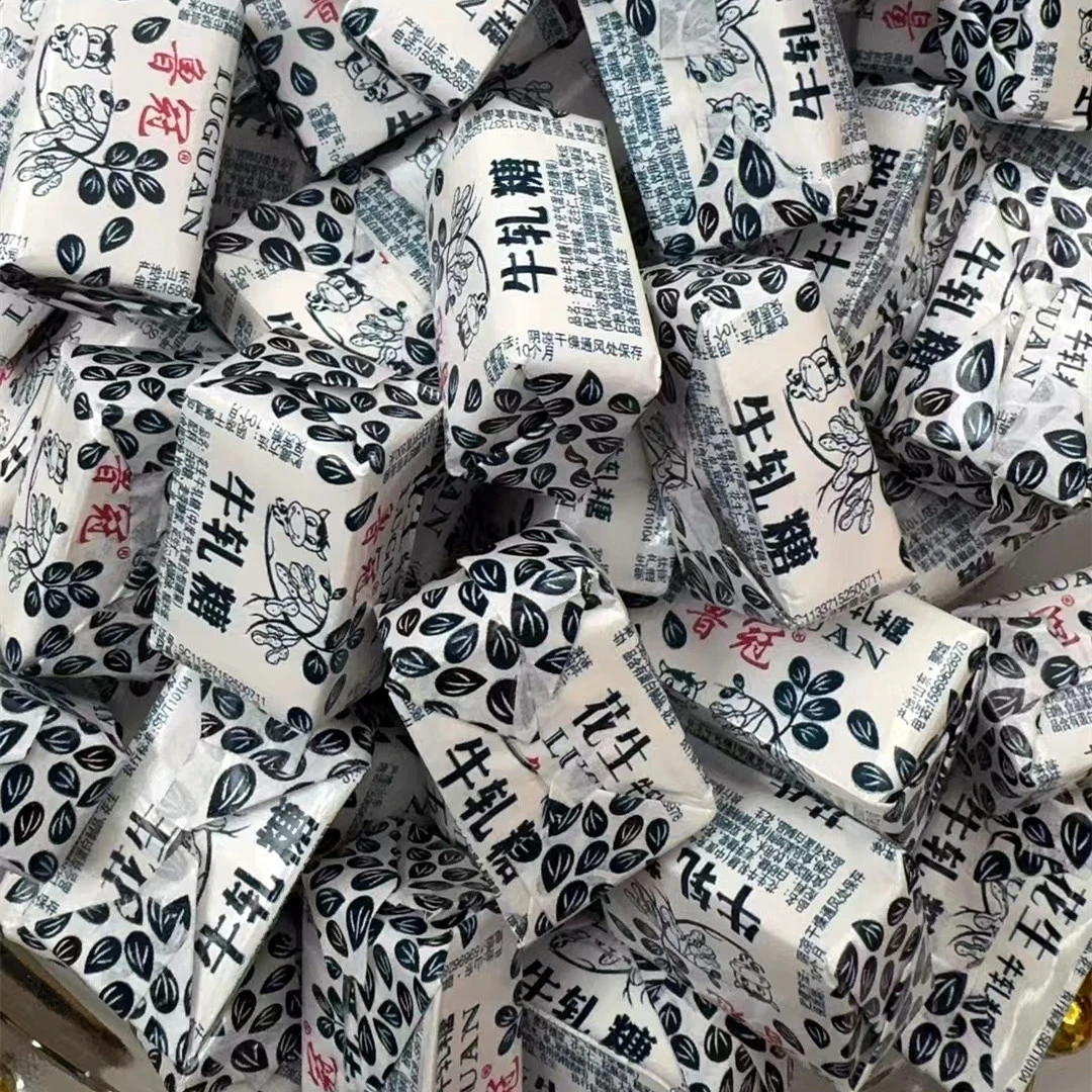 糖果商家推荐牛轧糖老式纸包花生糖奶糖牛奶香味原味硬糖
