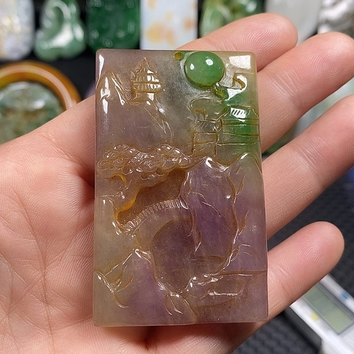 吊坠紫金钵盂菩提