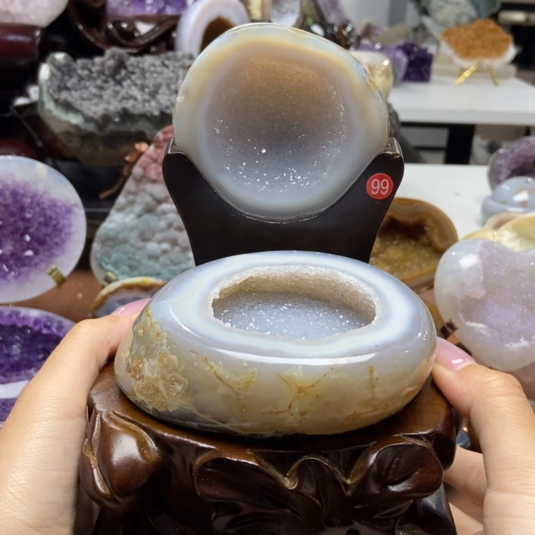 紫晶摆件未镶嵌水晶