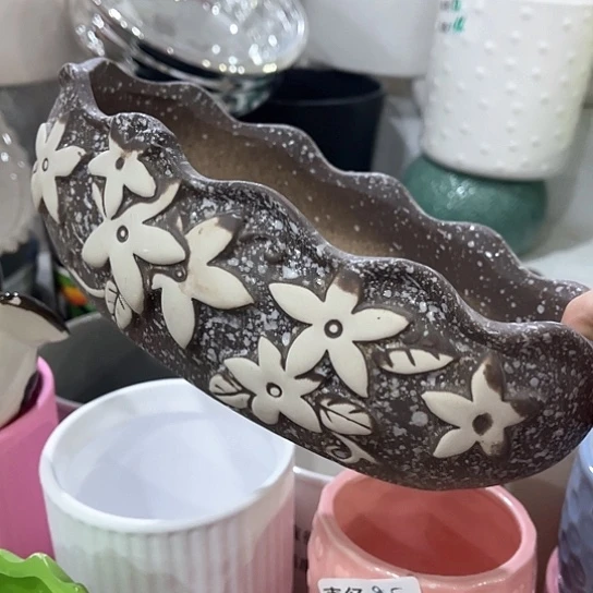 陶瓷外贸尾货多肉绿植陶瓷花盆