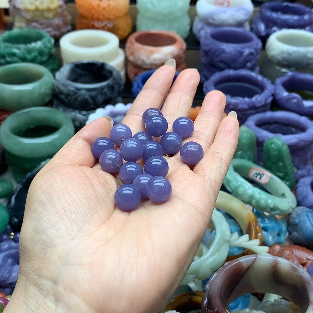 毛衣链未镶嵌石英质玉