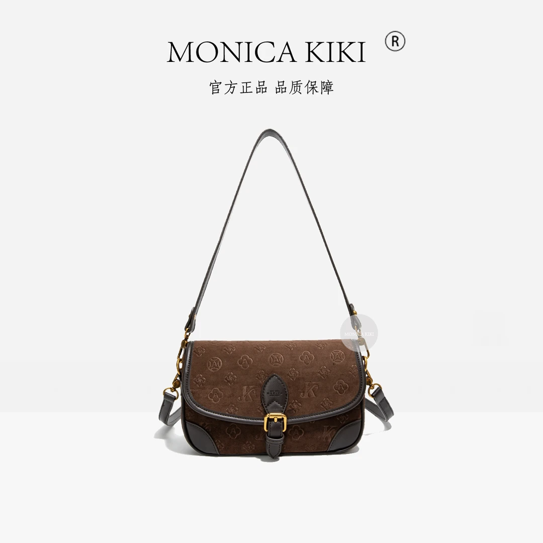 压花深咖大号法棍包【1111深咖】