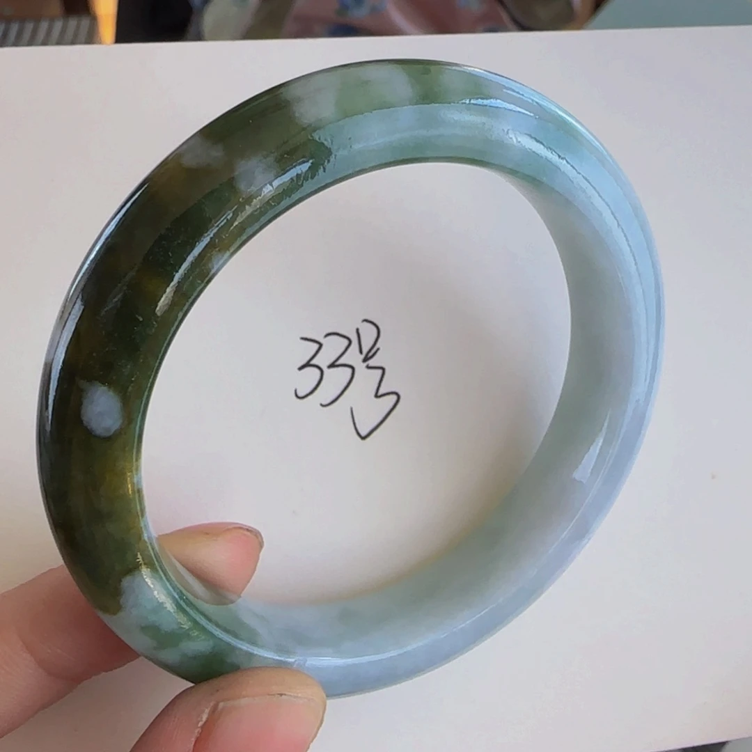 翡翠手镯未镶嵌老坑54.4
