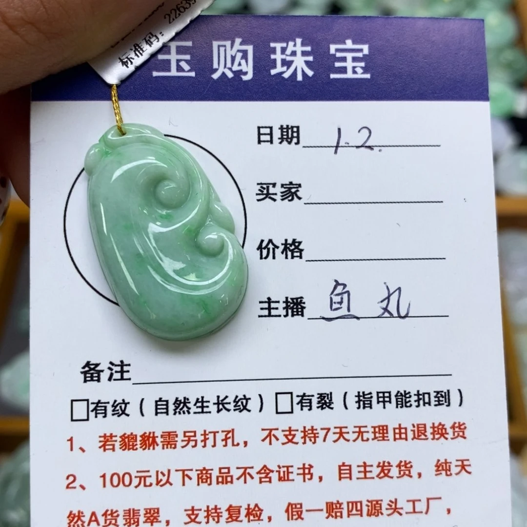 颈饰未镶嵌翡翠如果