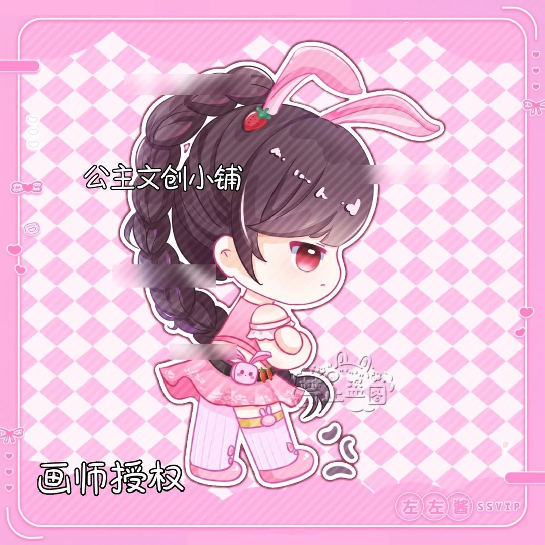 原创斗罗大陆小舞Q版生气跺脚双面亚克力立牌钥匙扣挂件摆件