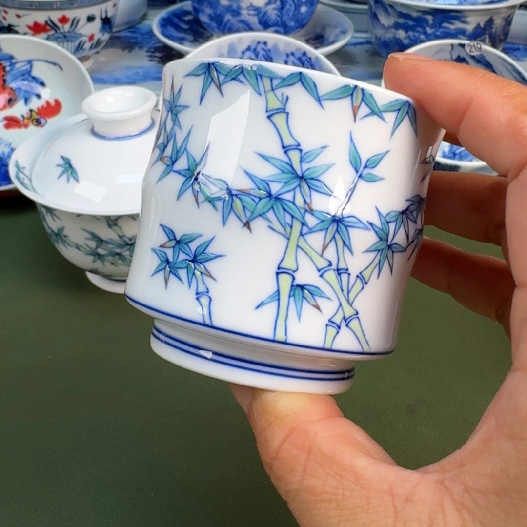 景德镇纯手绘茶具圆圆223