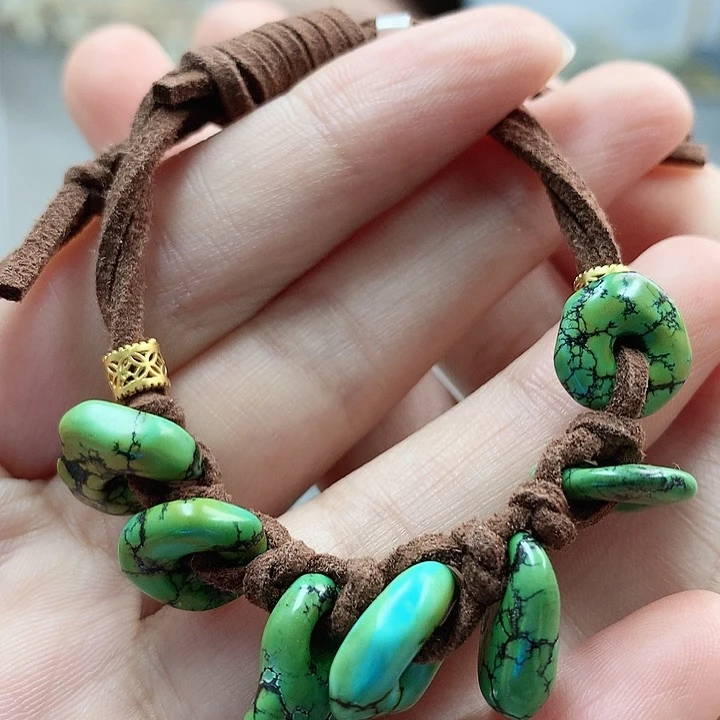 未镶嵌绿松石珠宝奇石