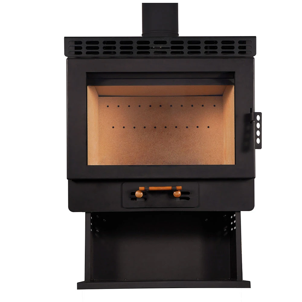 真火燃木壁炉木柴火炉家用室内别墅取暖炉碳钢炉烧柴民宿JOOCHEN