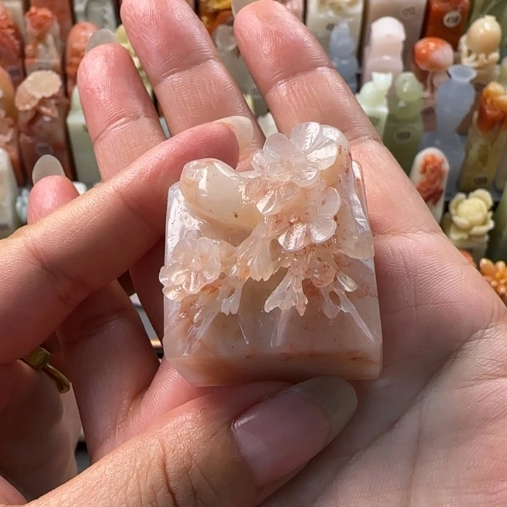 昌化石印石簡*坣3.3厘米左右不刻字