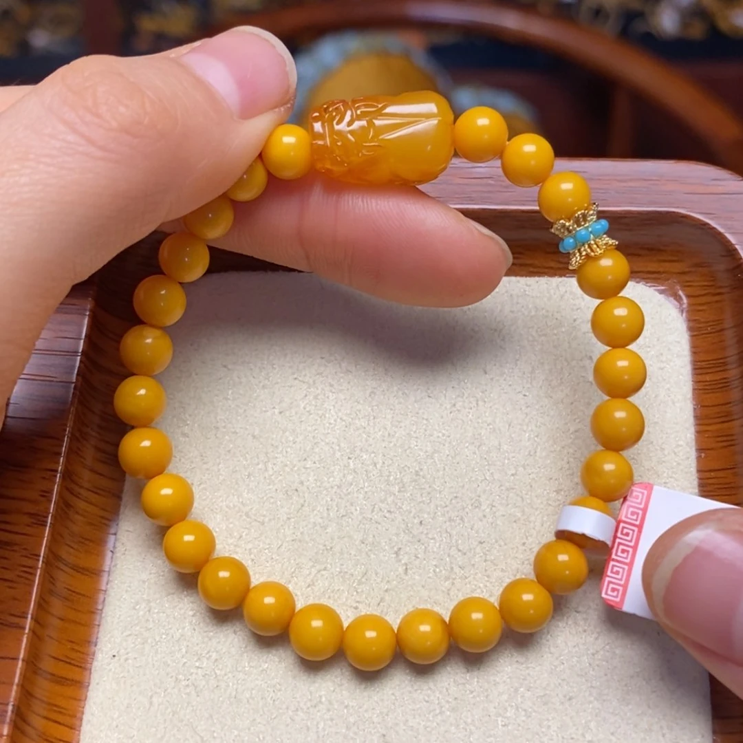 【闪购商品】蜜蜡手链未镶嵌手串