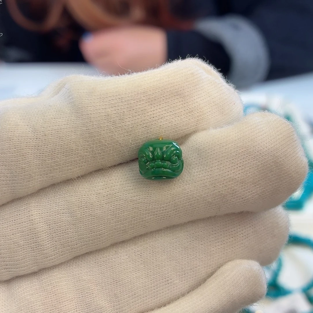 绿松石未镶嵌挂件9+mm