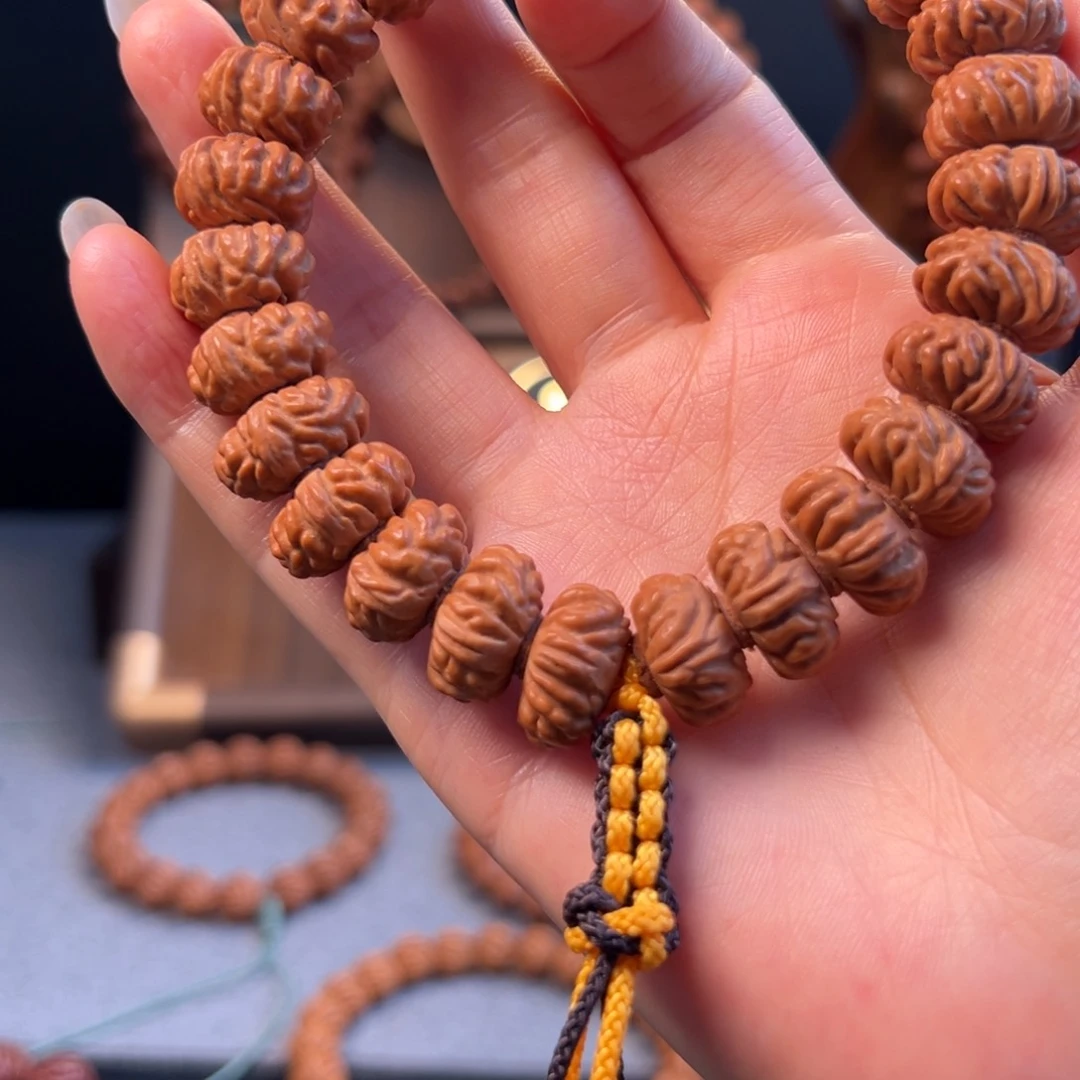 【闪购商品】桃核手串16矮桩金蟾换灰色绳子