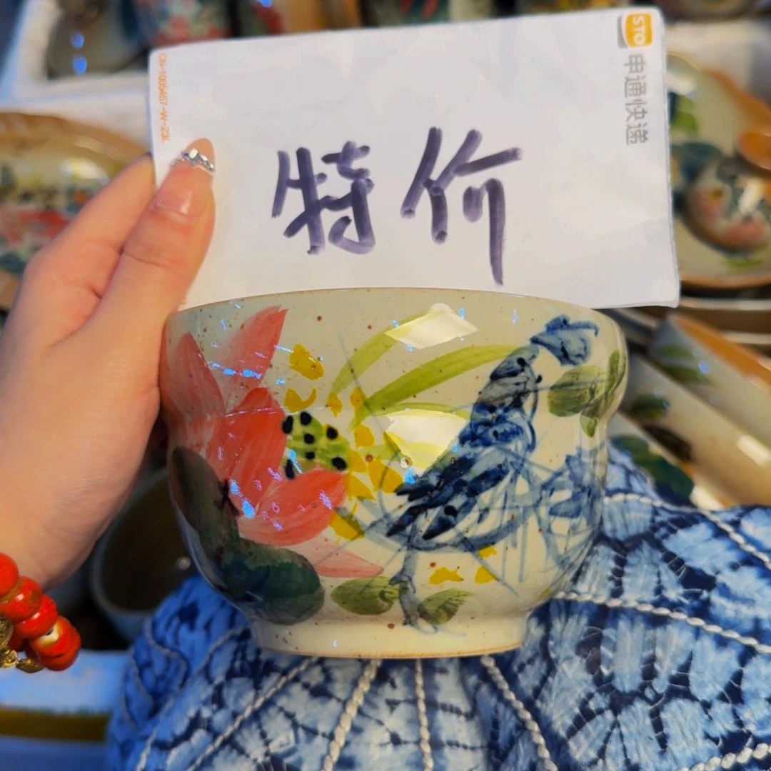 瓷片景德镇陶瓷手工手绘