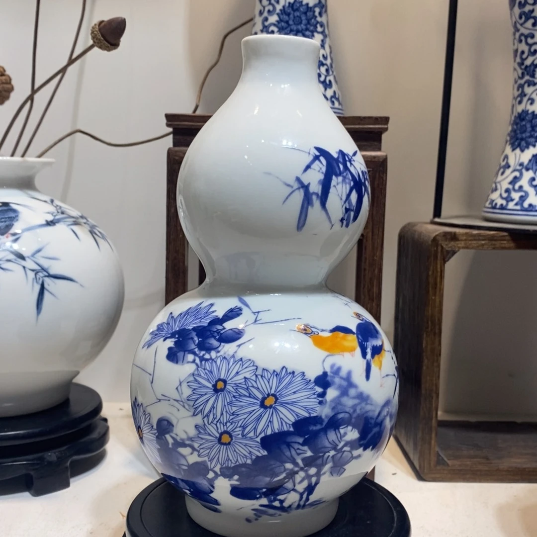 摆件景德镇陶瓷花瓶摆件