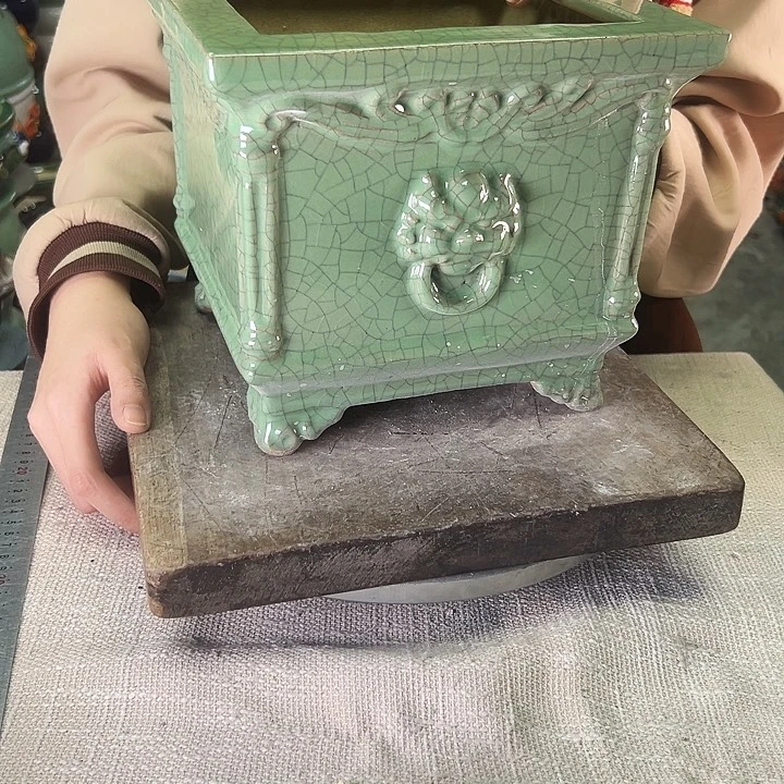 默***缘泳坤堂石湾花盆陶瓷