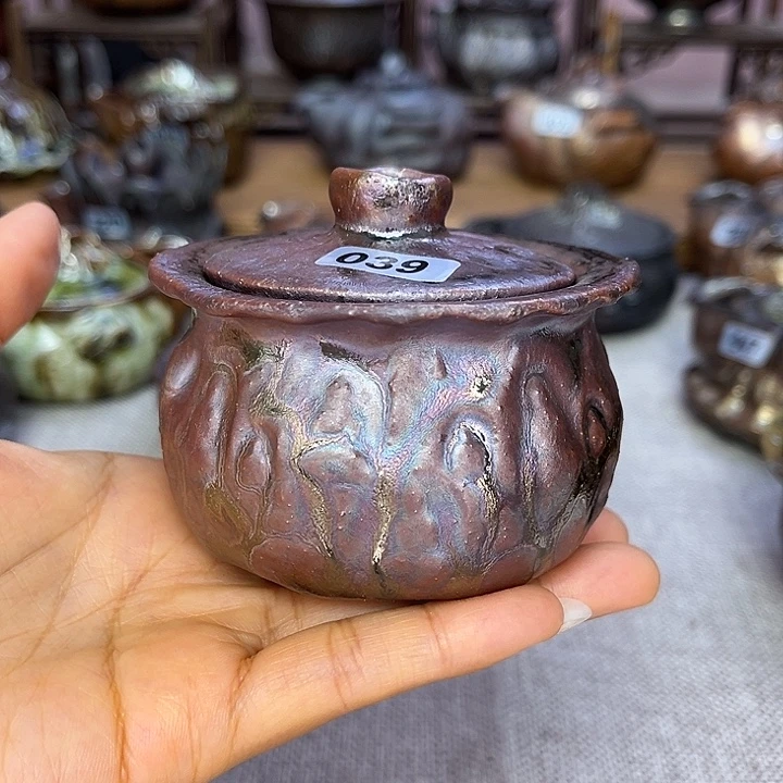裸柴烧陶瓷手工茶器