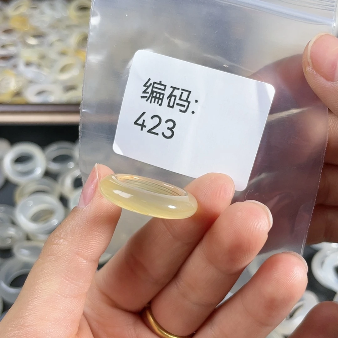 玛瑙/玉髓未镶嵌戒指423港15
