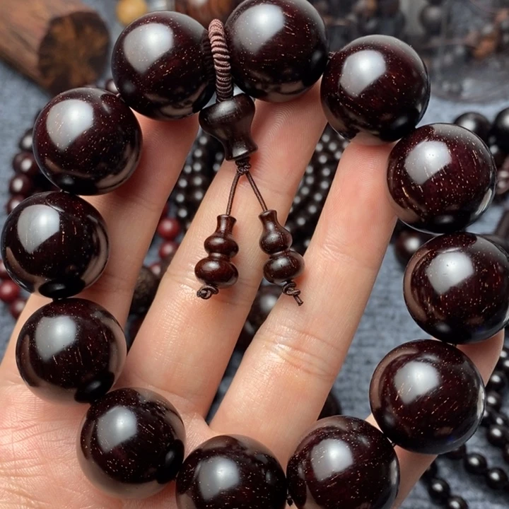 檀香紫檀（小叶紫檀）神****唐印度小叶紫檀2.0满金星