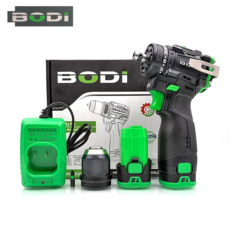 13mm大夹头两用款双头怪纯铜无刷锂电钻电动工具充电手电钻小钢炮