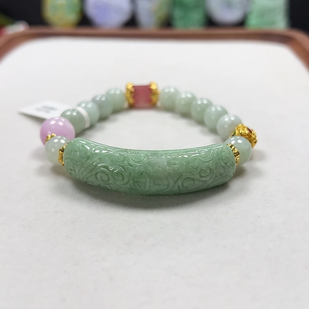 翡翠未镶嵌手链手牌