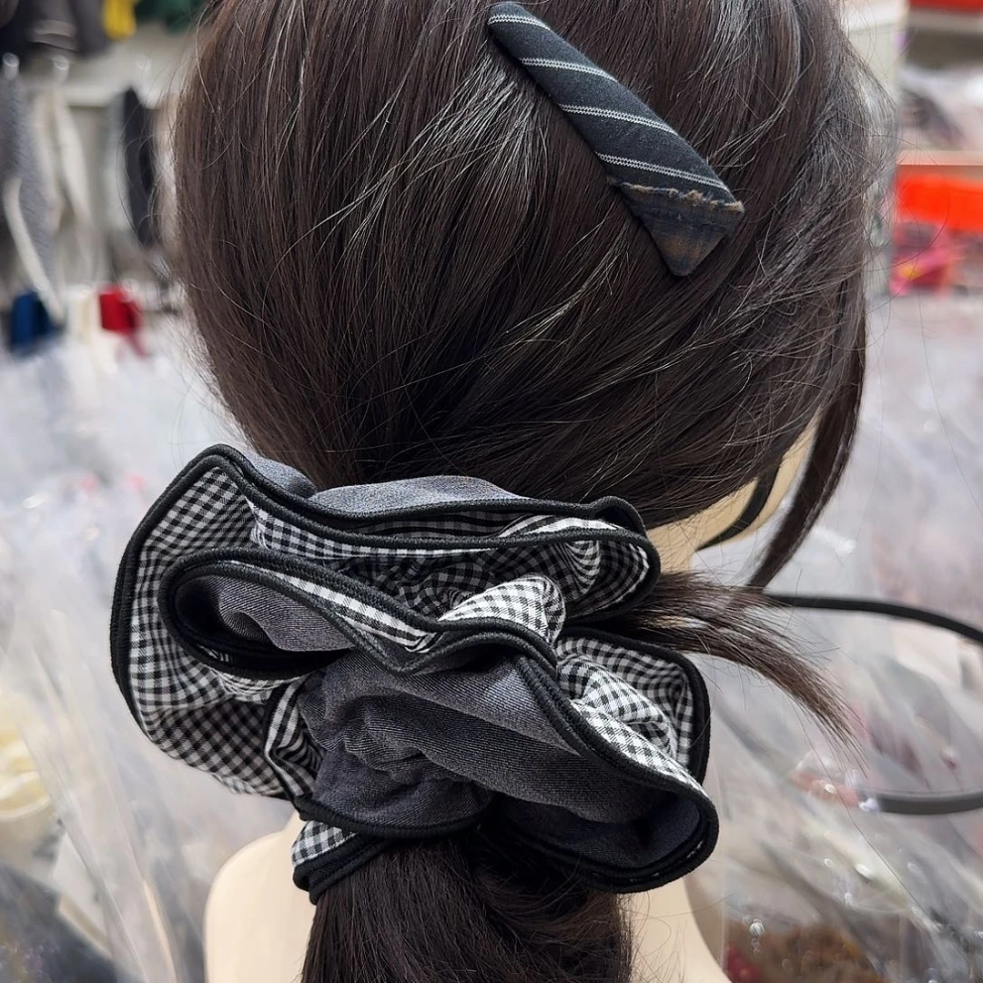 皮质非金属格子两件套