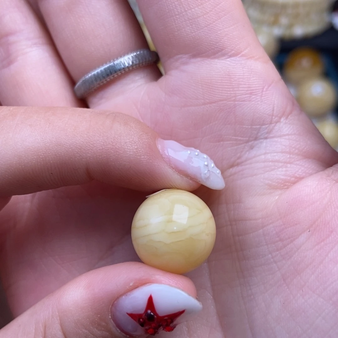 蜜蜡未镶嵌珠宝奇石14.6mm