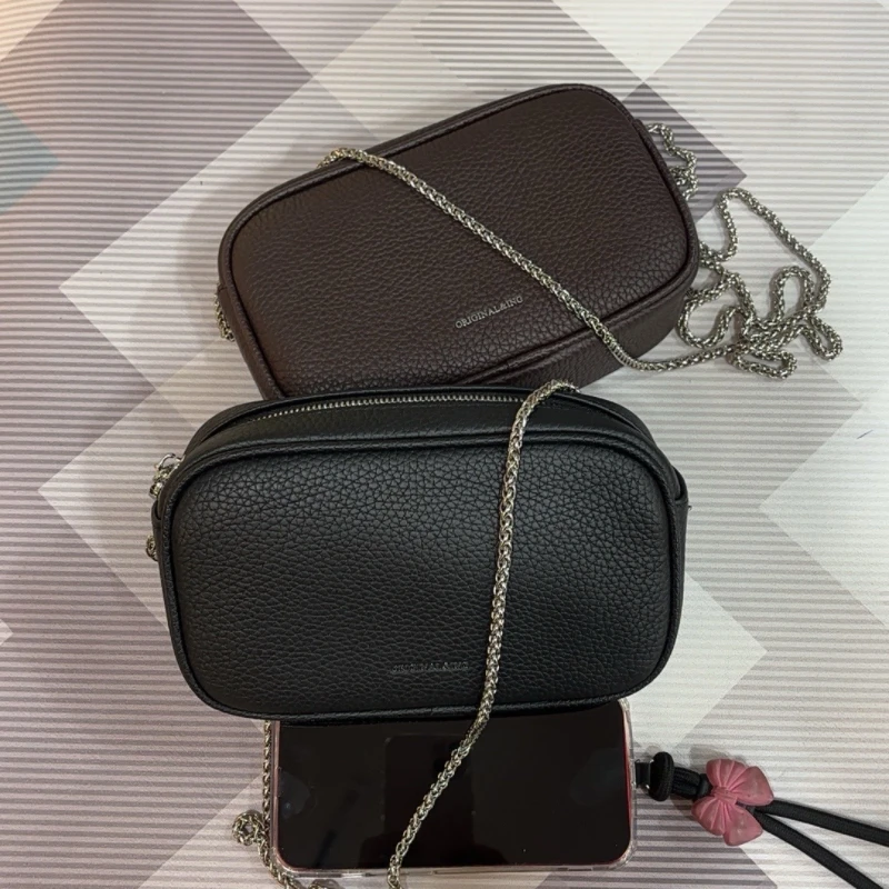 头层牛皮相机包小众时尚俏皮