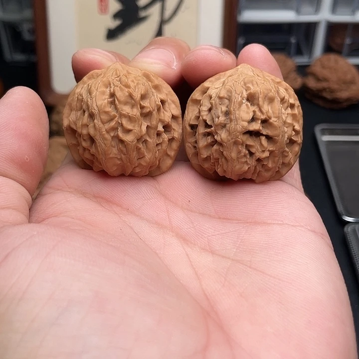 把件文玩核桃野生六魂珠35