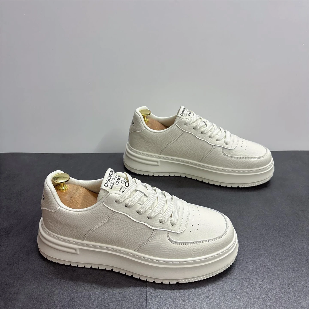 小白鞋男2025秋季新款百搭潮鞋韩版板鞋低帮时尚休闲运动白色男鞋