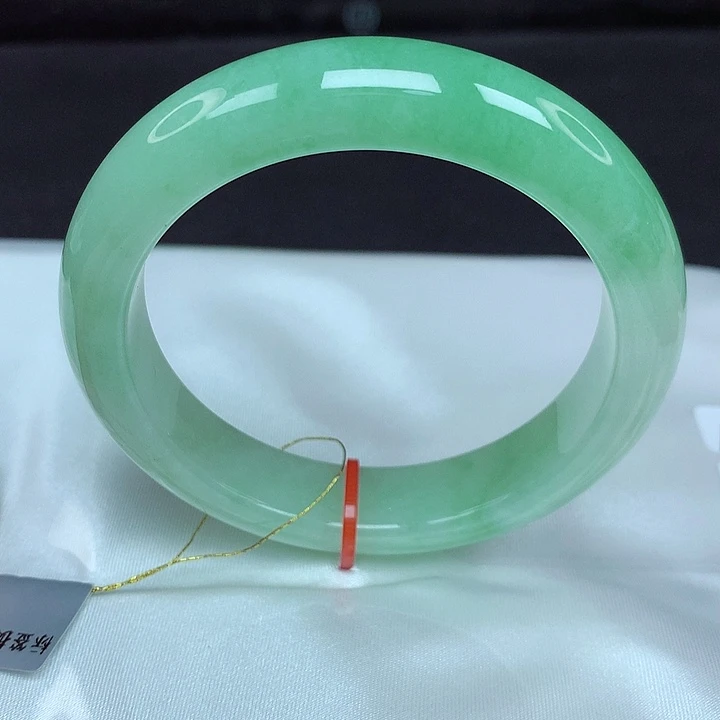 翡翠未镶嵌手镯57圈752