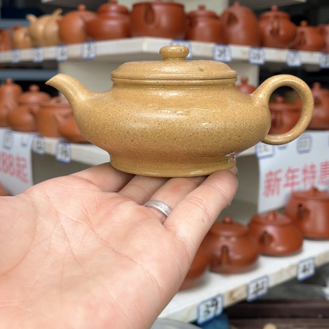 紫砂茶壶本山段泥全手工160毫升