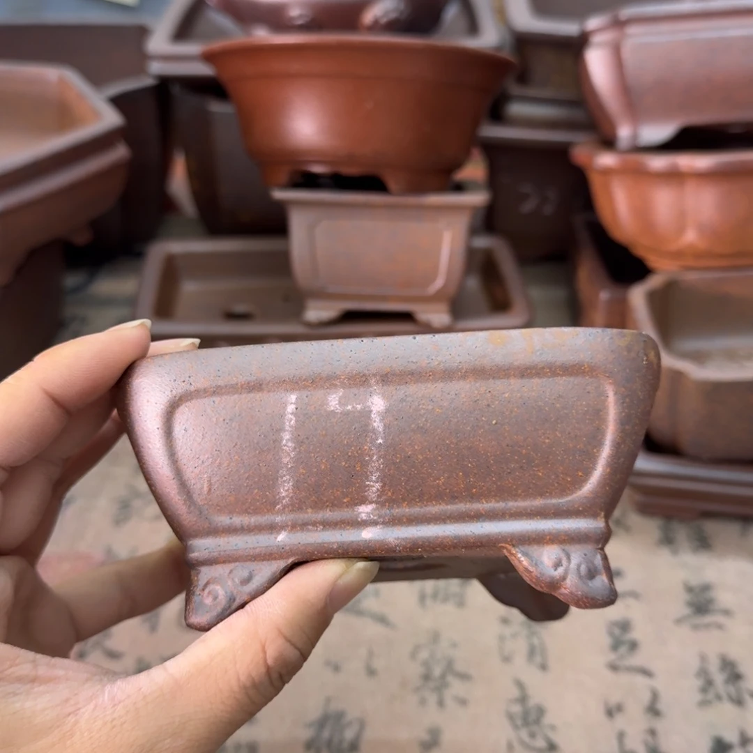 紫砂花盆二*~宜兴紫砂花盆