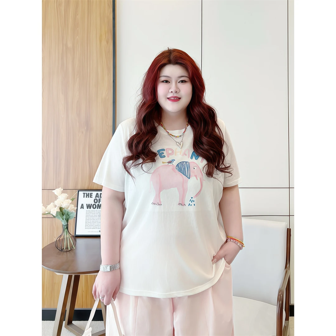 断码捡漏~蓝莓绮梦 / 重工立体绣莱赛尔雪花棉短袖T 14816花契