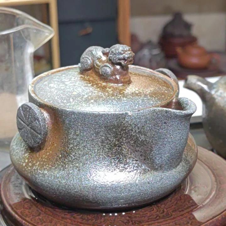 茶壶紫砂宜兴紫砂柴烧壶裸烧