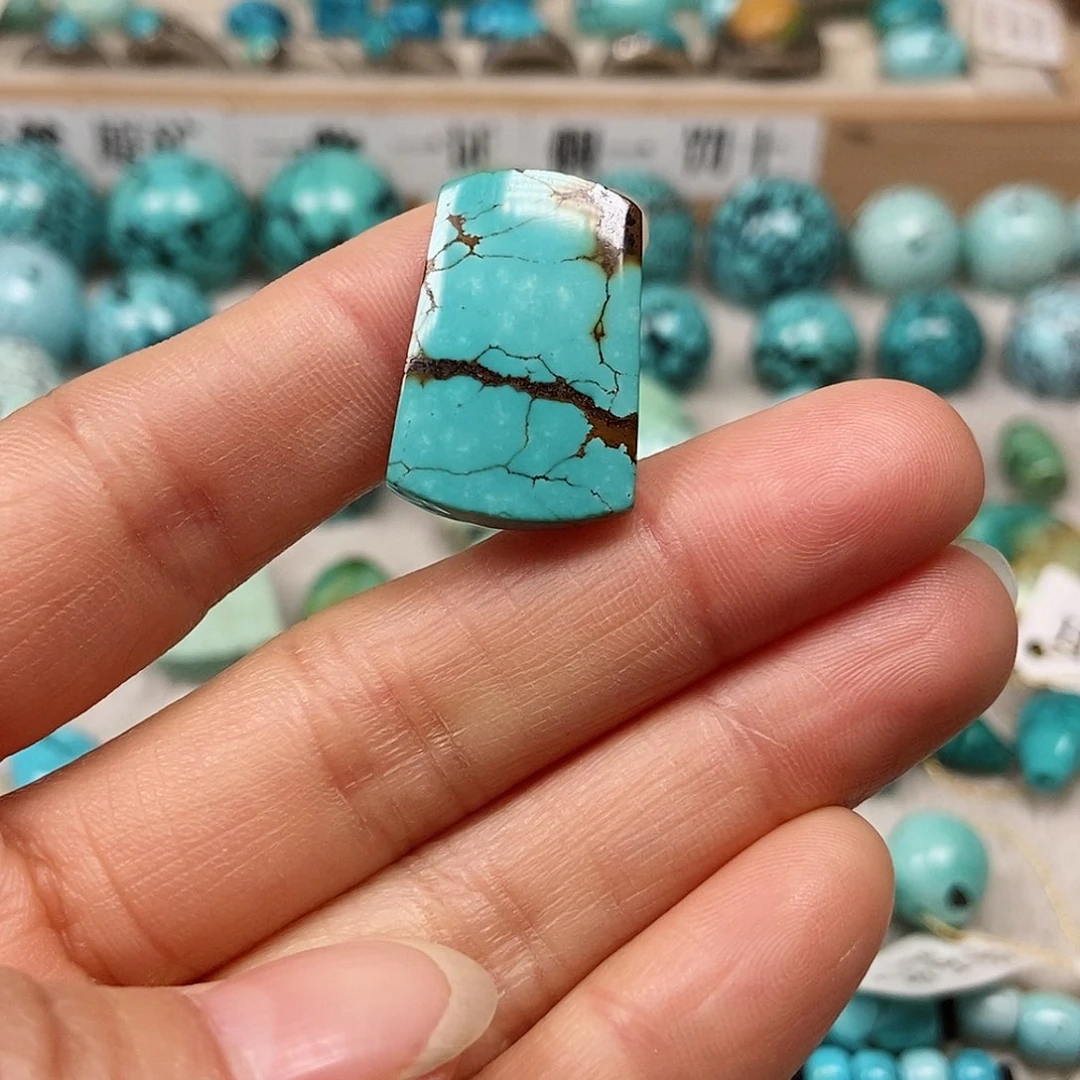 未镶嵌绿松石珠宝半成品