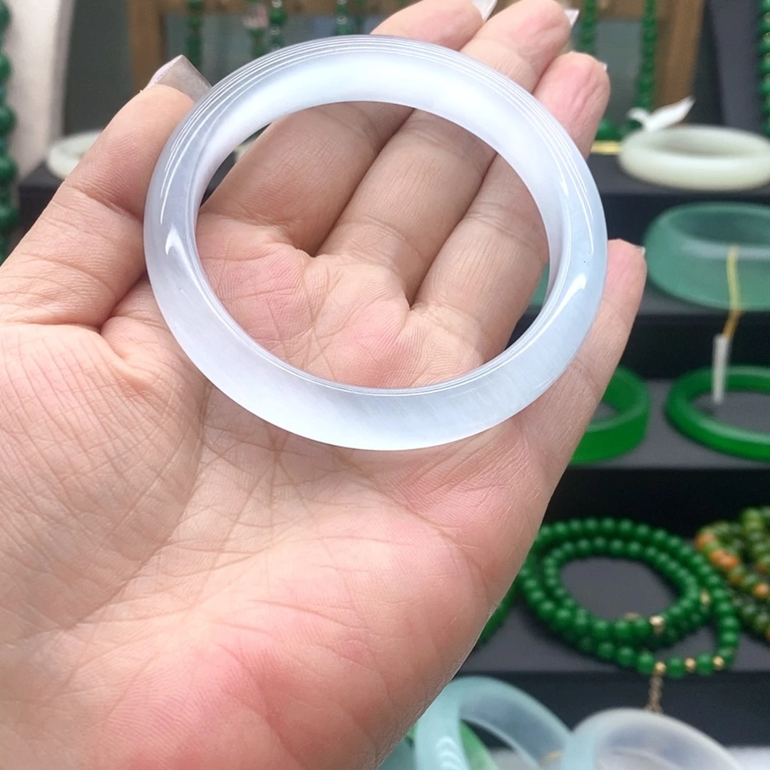 珐琅非金属精美百搭白月光猫眼55-57