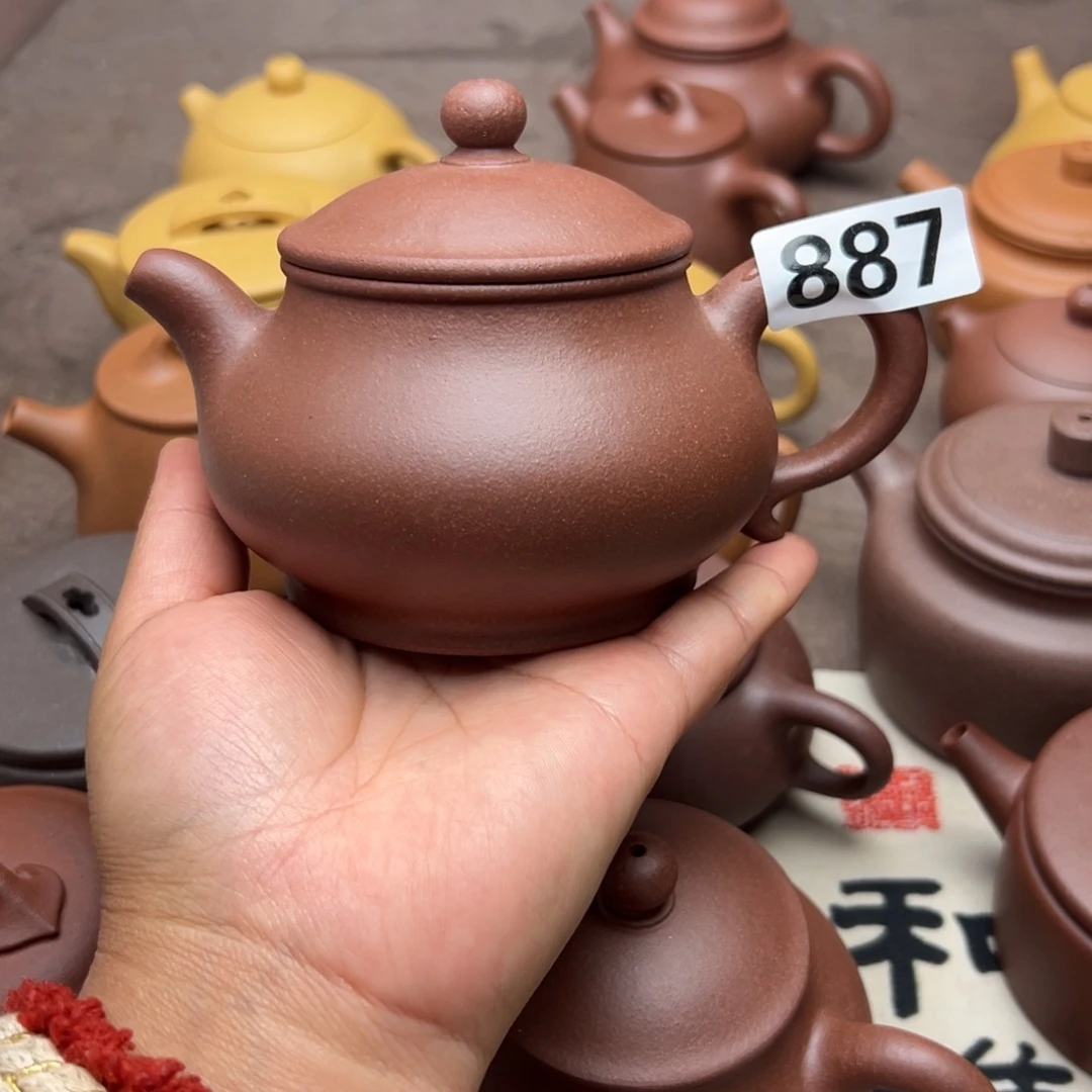 用***4茶壶紫砂紫泥半手工330cc左右