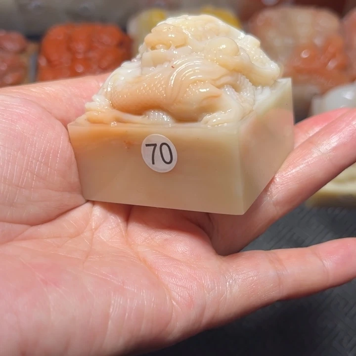 红***旗老挝石老挝保利石印章