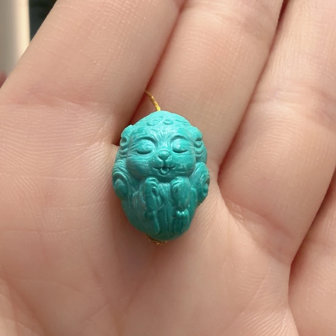 绿松石未镶嵌颈饰