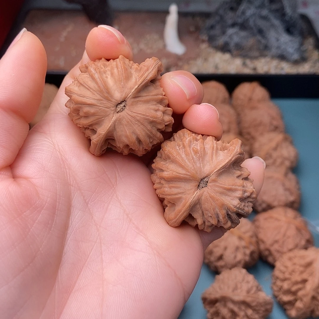 文玩核桃吊坠红豆3